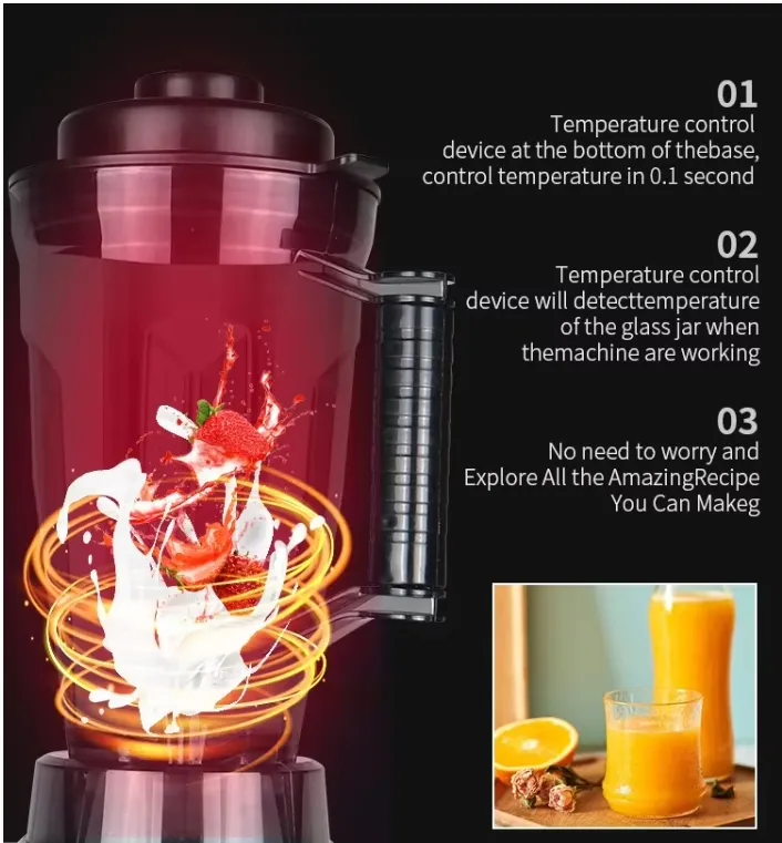 High-Performance 3L 4L Blender Model Hj 03 with User-Friendly Knob Control