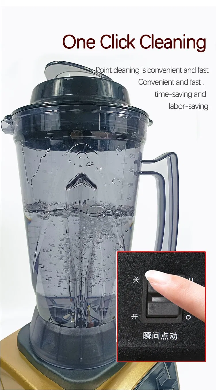 4L Heavy Duty Blender and Mixer Professional Smoothie Juicer Mixer Commercial Blender