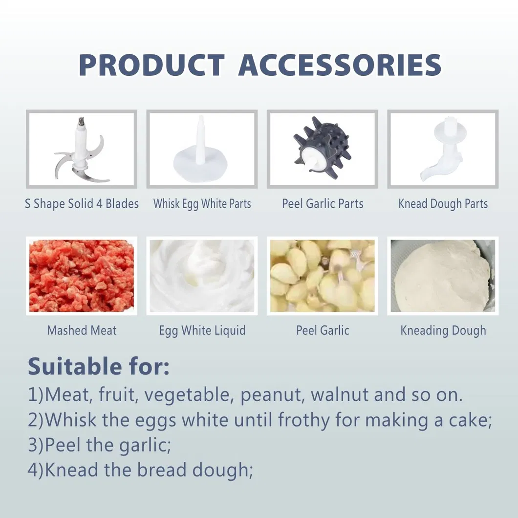 300W Electric Food Chopper for Home