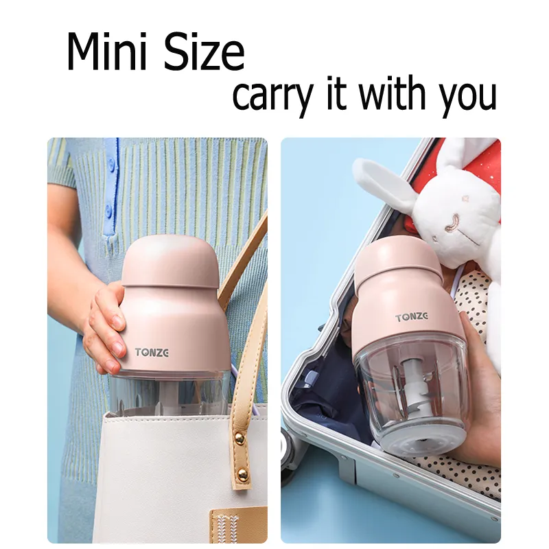 Mini Potable Electric Baby Food Maker Food Processor Mixer Fruit Juicer Blender OEM