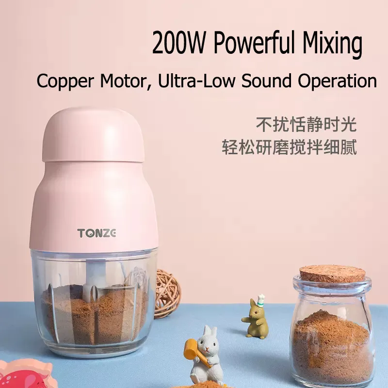 Mini Potable Electric Baby Food Maker Food Processor Mixer Fruit Juicer Blender OEM