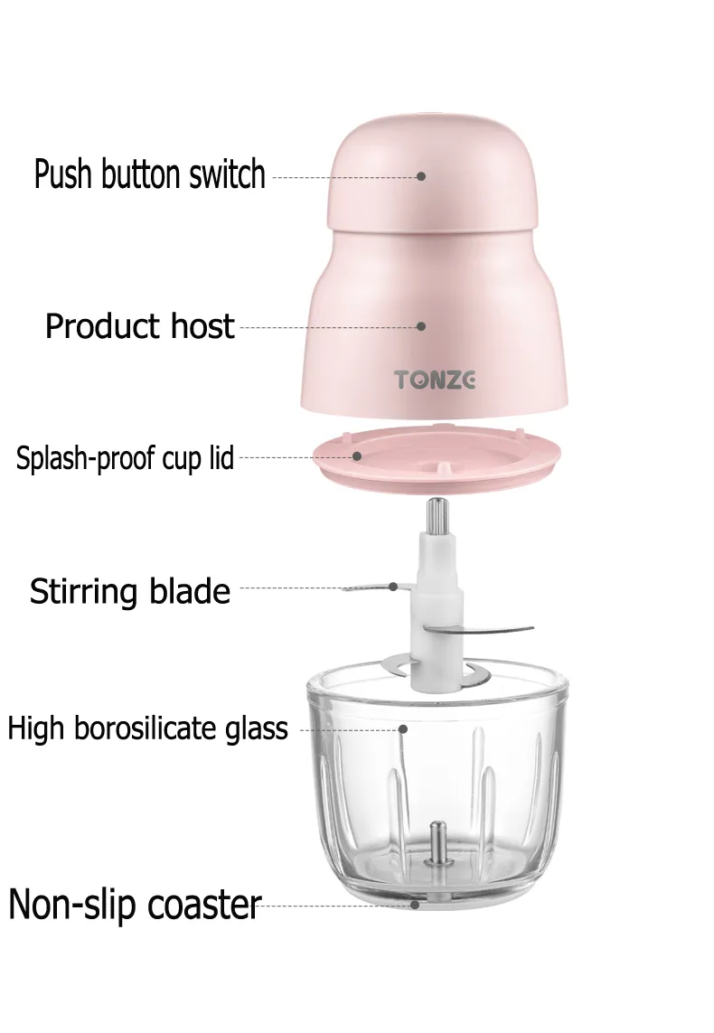 Mini Potable Electric Baby Food Maker Food Processor Mixer Fruit Juicer Blender OEM