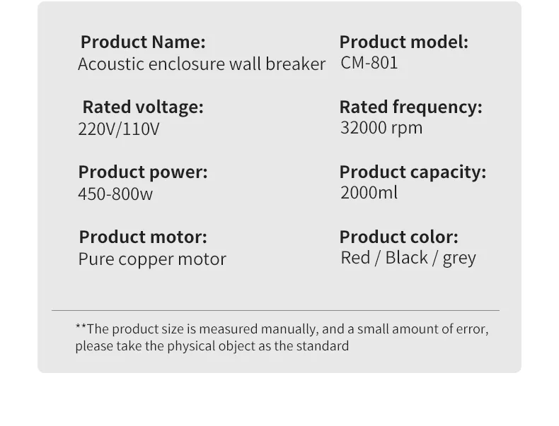 Versatile 2L Stainless Steel Blender for Smoothies and Soups