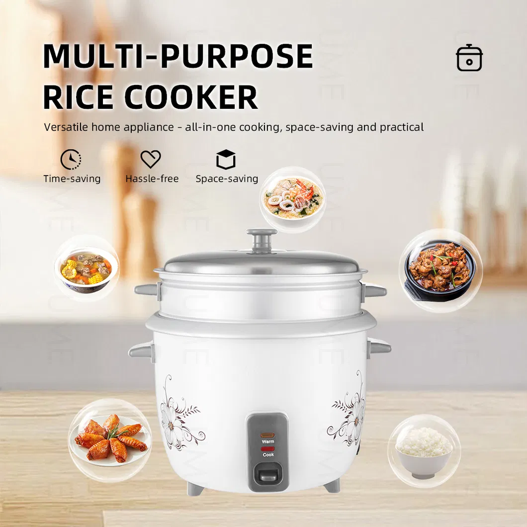 Drum Rice Cooker Kitchen Appliance Stainless Steel Automatic Keep Warm Electric Rice Cooker