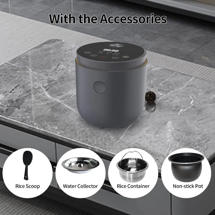 High Quality ODM Customized Wholesale Kitchen Food 2 Cup Rice Cooker