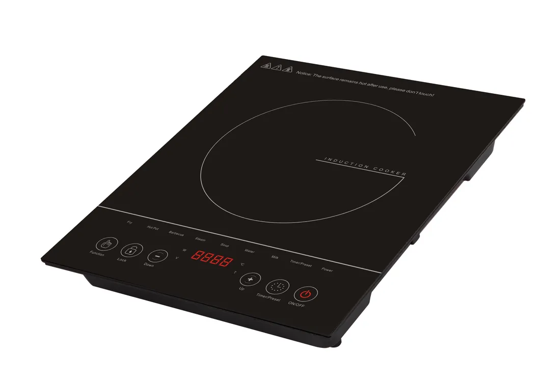 Kitchen Appliance 120V 1500W ETL 4 Digit Display Electric Induction Cooker