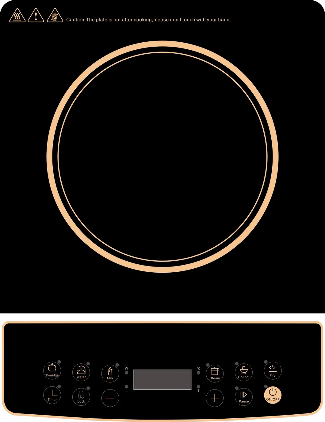 OEM/ODM Countertop Induction Cooker Ceramic Hob Electric Cooker