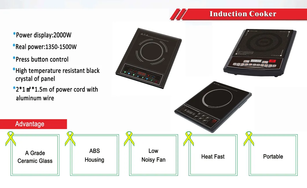 Portable High-Power 2200W Multifunctional Household Portable Induction Cooker