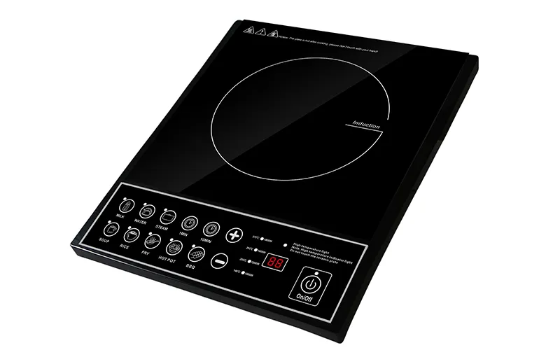Touch Induction Cooktop with LED Screen Countertop Burner Induction Cooker