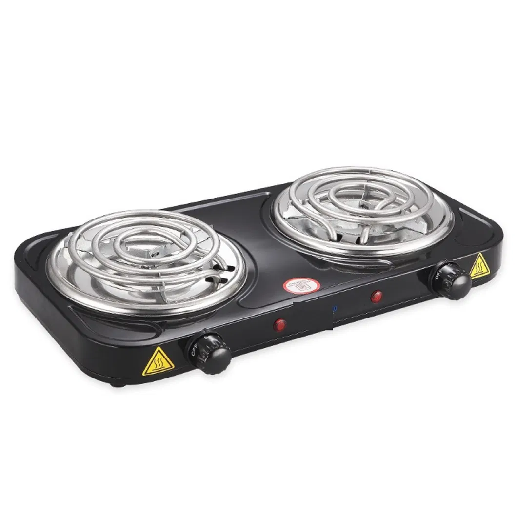 Portable Electric Stove 2000W Hot Plate Cooker 2 Burner Hot Plate