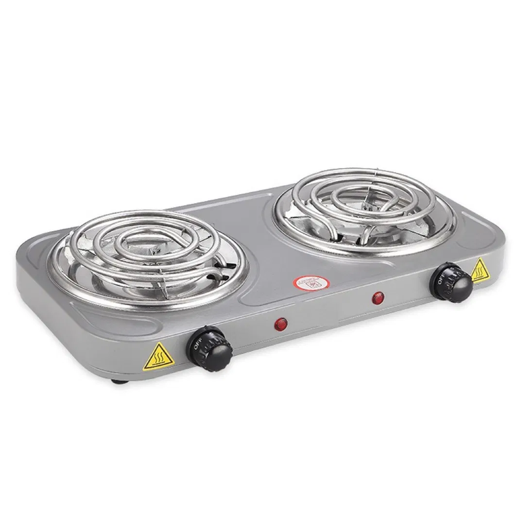 Portable Electric Stove 2000W Hot Plate Cooker 2 Burner Hot Plate