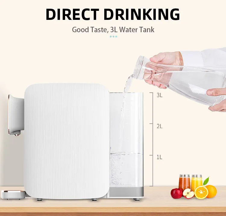 Home Reverse Osmosis Water Treatment Purifier Countertop Water Filtration System