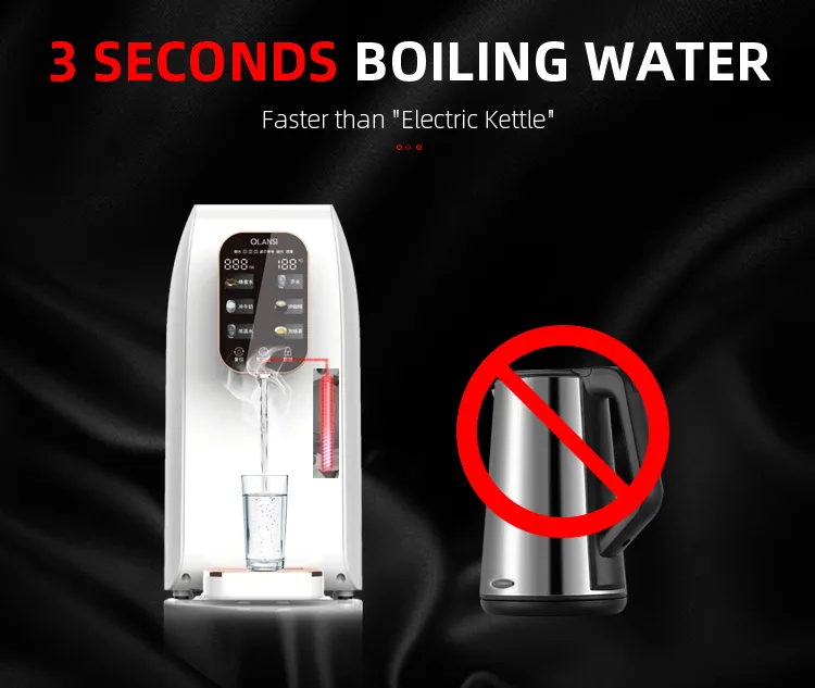 Home Reverse Osmosis Water Treatment Purifier Countertop Water Filtration System