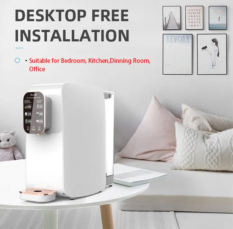 Home Reverse Osmosis Water Treatment Purifier Countertop Water Filtration System