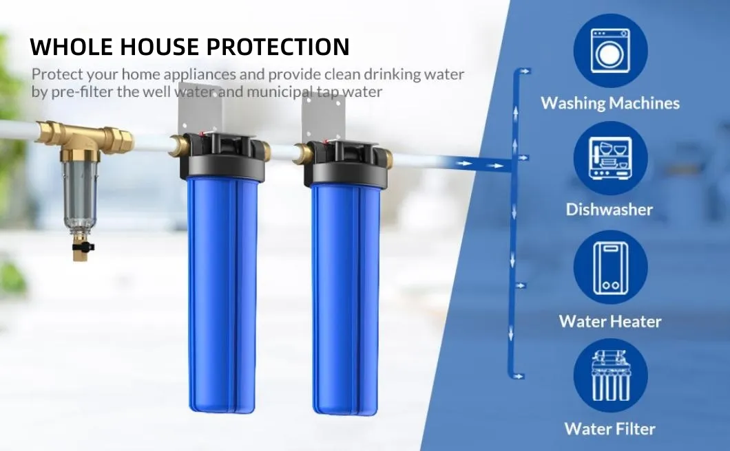 Factory 10 Inch High Pressure Filter Housing Home Drinking Water Pre-Filtration RO System Filter Housing