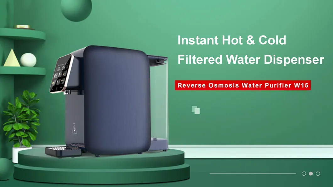 Free Installation Home Desktop 6-Stage Filtration System 3L Tank Heating RO