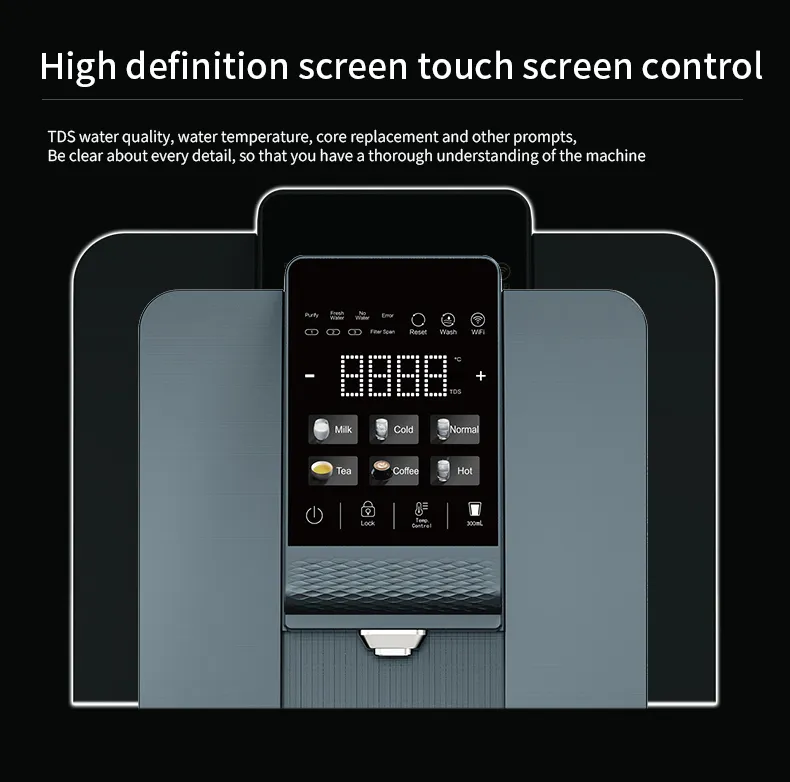 Reverse Osmosis Filtration System 6 Degree Real Cold Water Dispenser Home Water Purifier