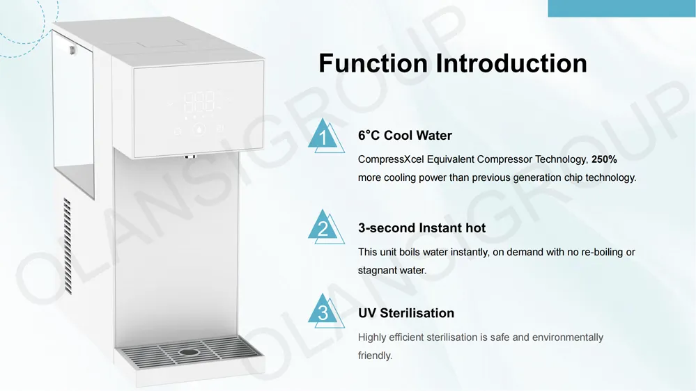 Smart Table and Pipeline Water Dispenser for Filtration and Heating at Home