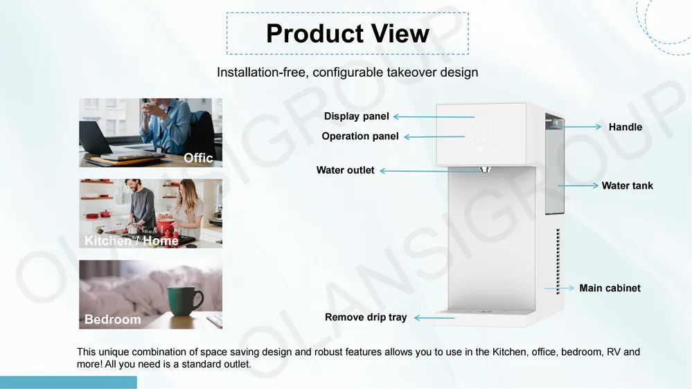 Smart Table and Pipeline Water Dispenser for Filtration and Heating at Home