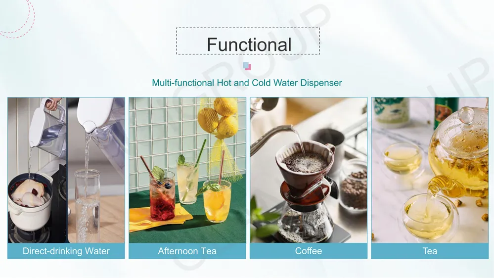 Smart Table and Pipeline Water Dispenser for Filtration and Heating at Home