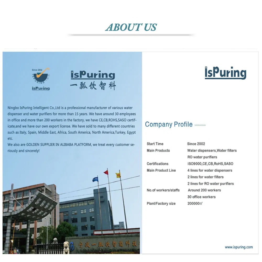 New Arrival Home Water Filtration Good Quality RO Water Dispenser