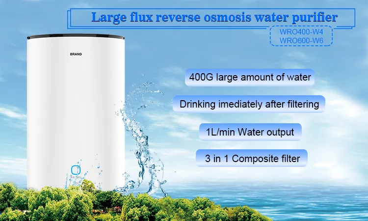 Home Water Filtration System Under Counter Reverse Osmosis Water Filter