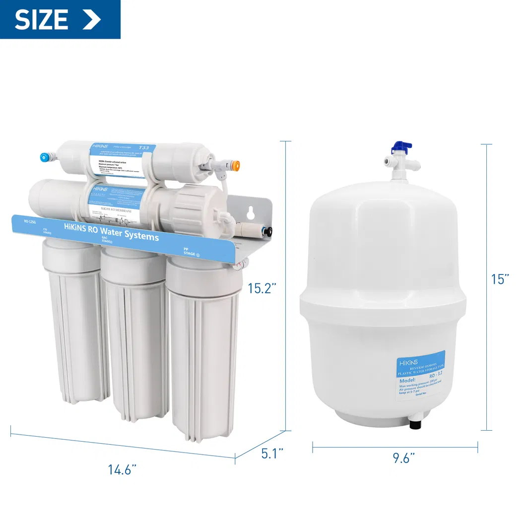 125gpd Home Water Filtration Systems for Direct Dringking