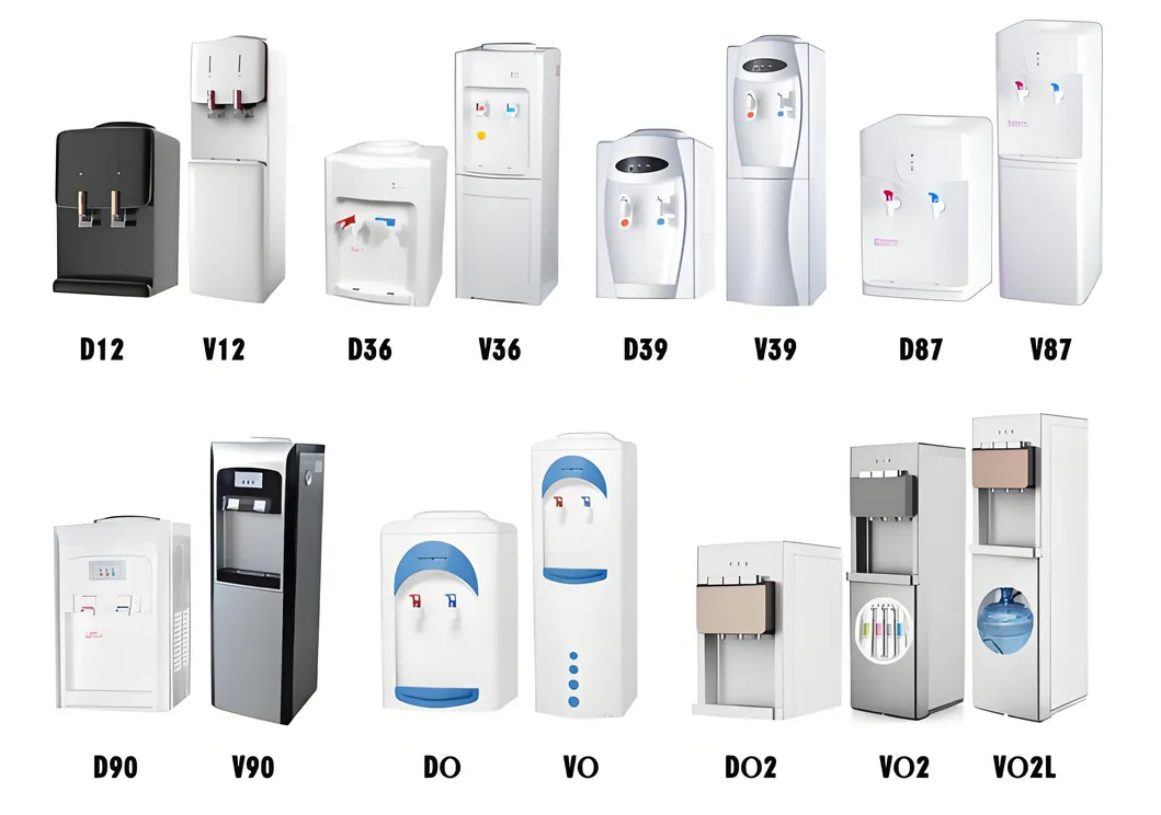 4 Stages Desktop RO or UF Home Straight Drinking Hot and Compressor Cold Pipeline Water Dispenser Purifier with Filtration