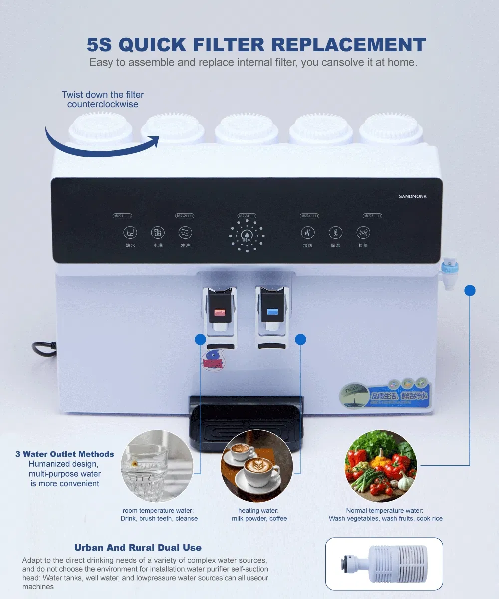 Premium Advanced Activated Carbon Water Filtration and Dispenser System for Home Use