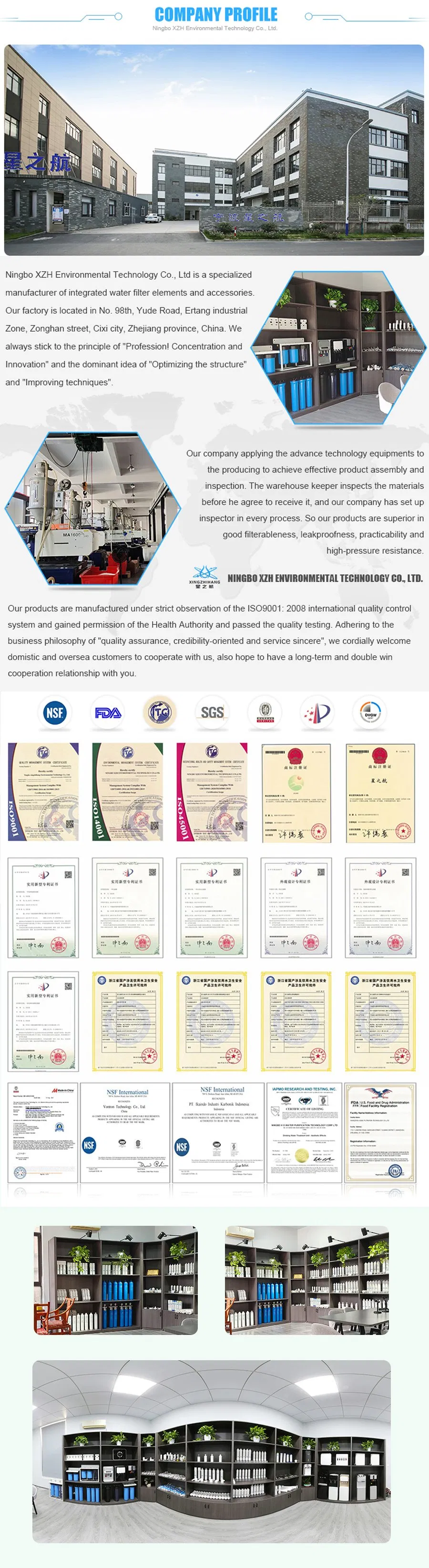 GAC Udf Active Carbon Filtration for Home Water Purifier