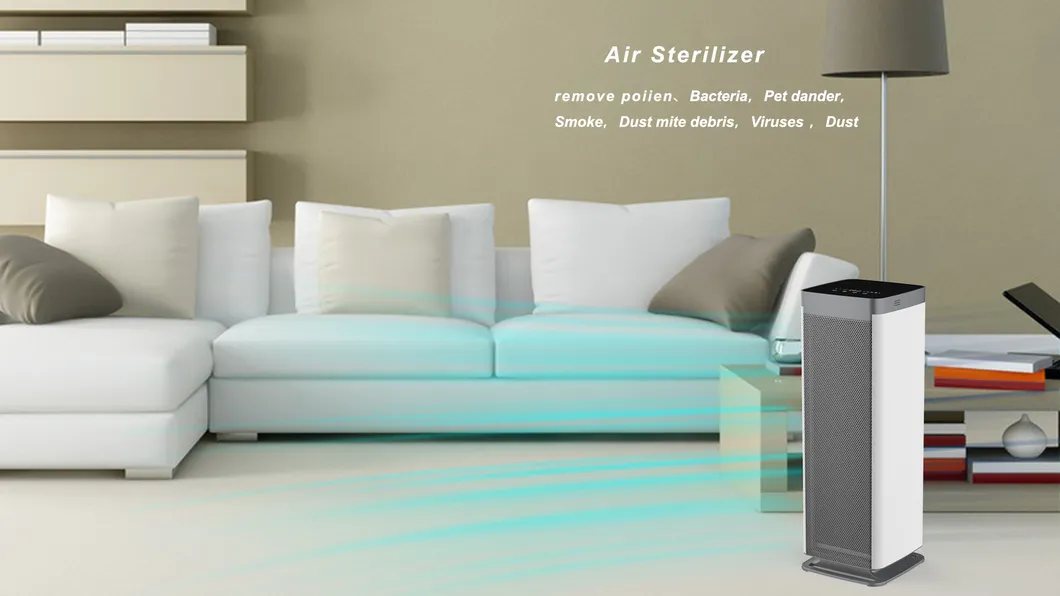 Wholesale Real Time Aqi Display High Quality Room Portable Mini Air Purifier for Household
