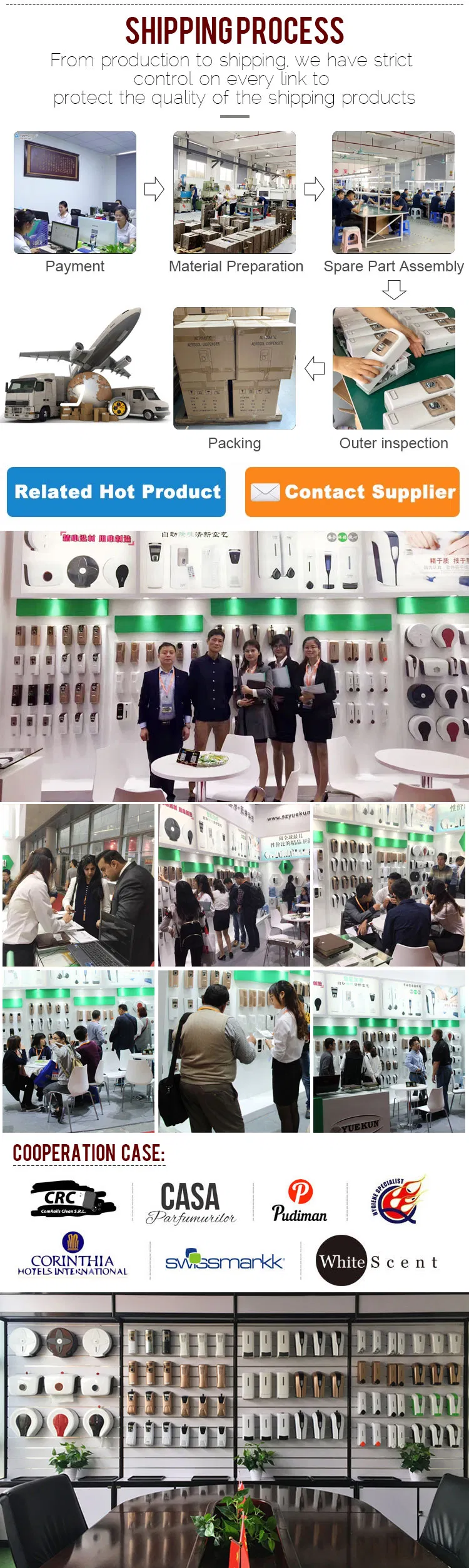 Three Timer LCD Plastic Material Perfume Dispenser Air Freshener Dispenser