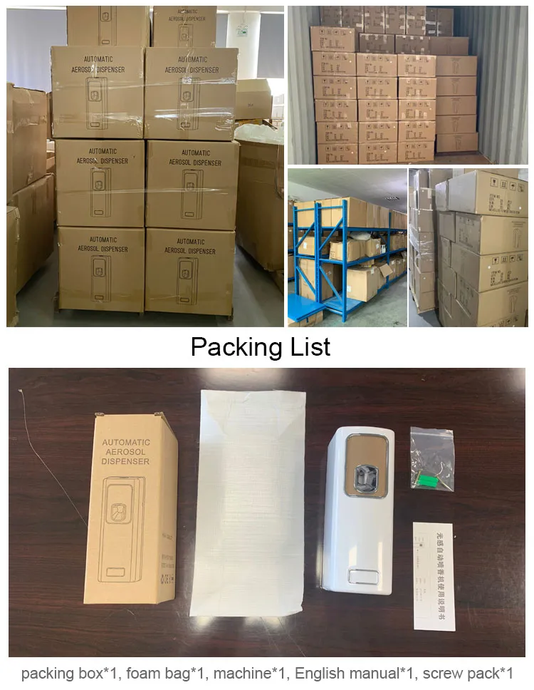 Wall Mounted Timing Auto Spray Air Freshener Dispenser Automatic Aerosol