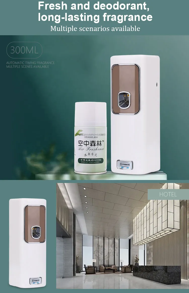 Wall Mounted Timing Auto Spray Air Freshener Dispenser Automatic Aerosol