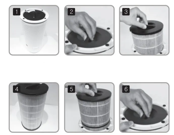 Round Air Purifier Ionizer Whole House Room Air Purifier