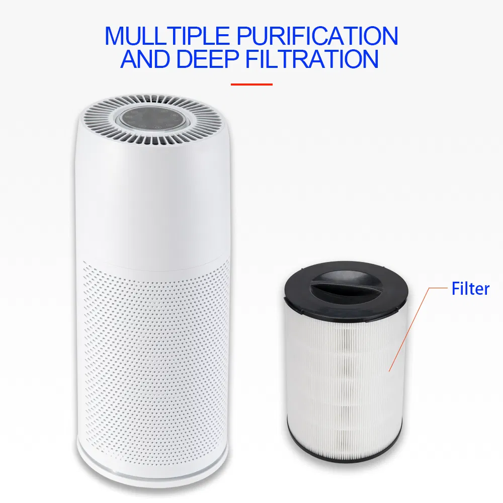 Round Air Purifier Ionizer Whole House Room Air Purifier