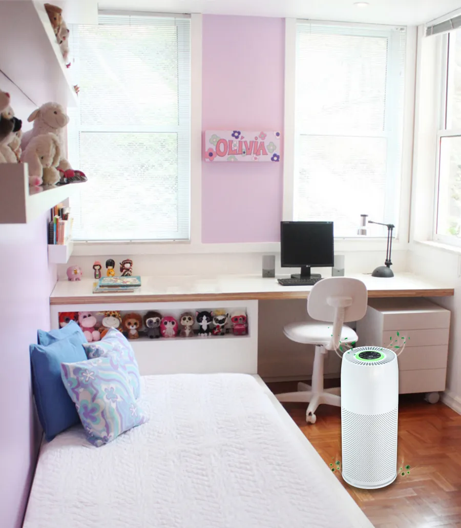 Round Air Purifier Ionizer Whole House Room Air Purifier