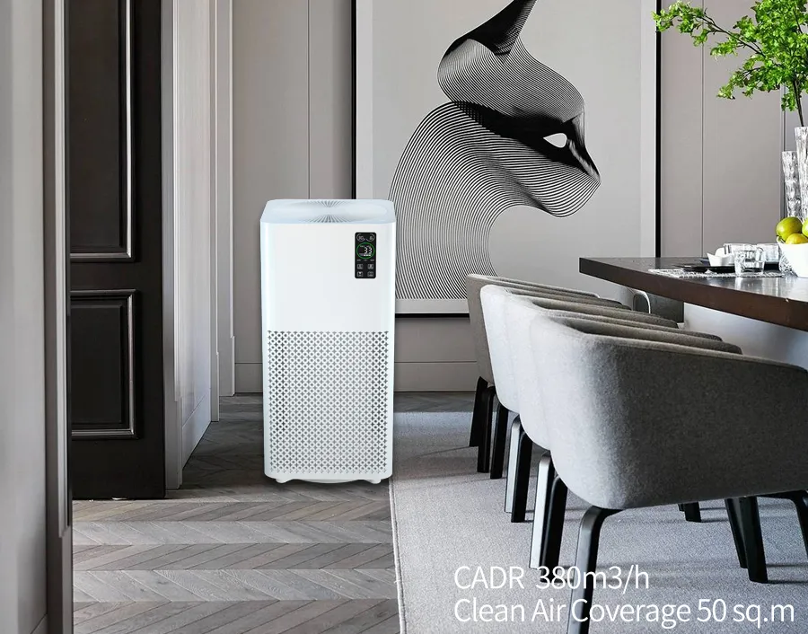 Factory Price Pm2.5 Monitor HEPA Filter Portable WiFi Air Purifier