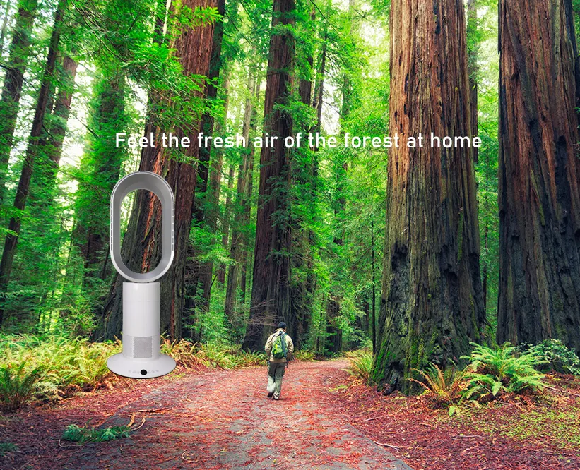 Advanced Bladeless Air Purifier and Multi-Function Home Fan