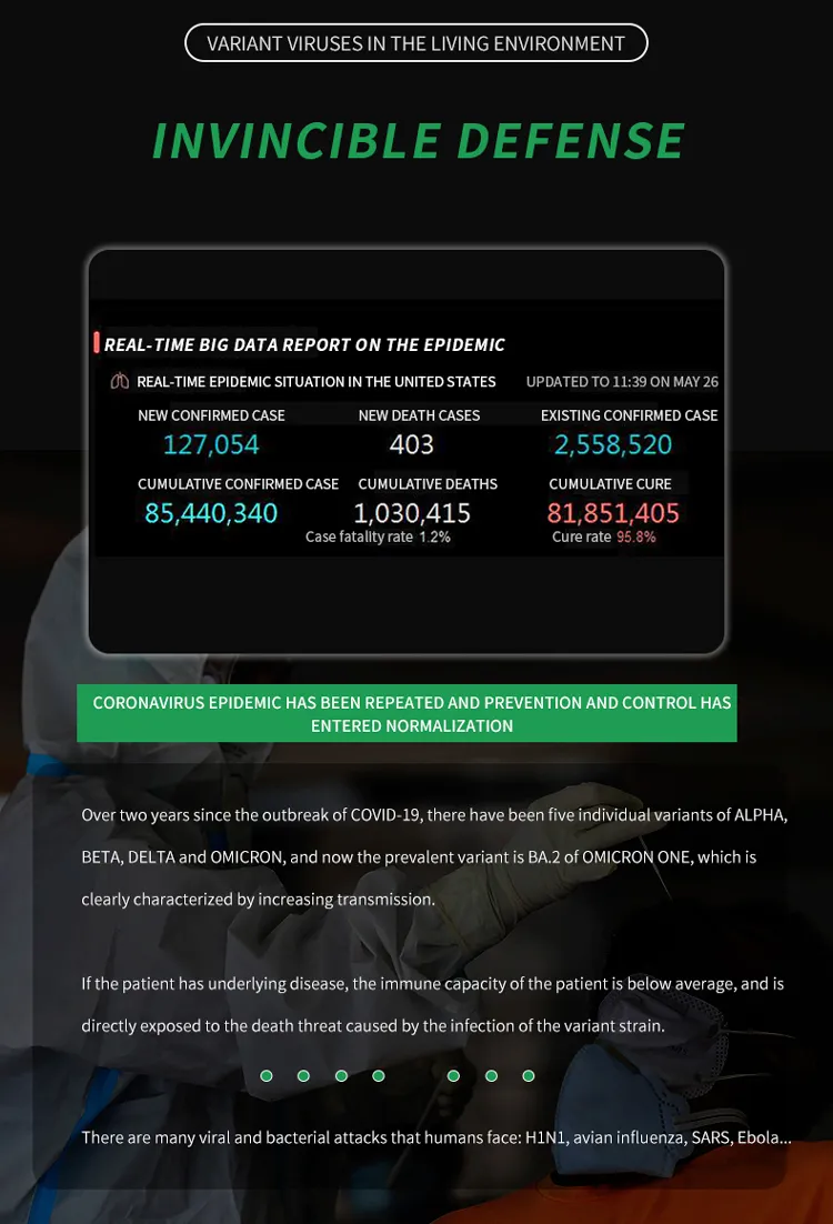 HEPA Air Purifier RoHS Proved 520 Cadr 70 Square Meters Timer Function Filter Air Purifiers Sterilizer