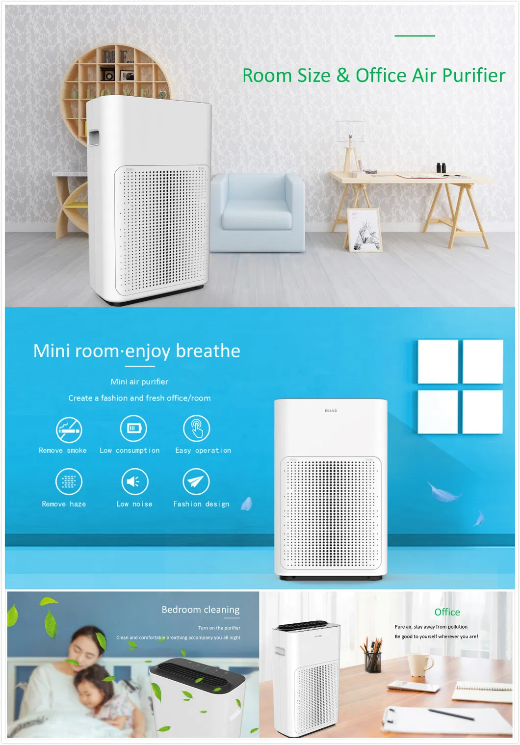 Amzon Treanding Product Air Purifier HEPA Air Clear Home Thailand