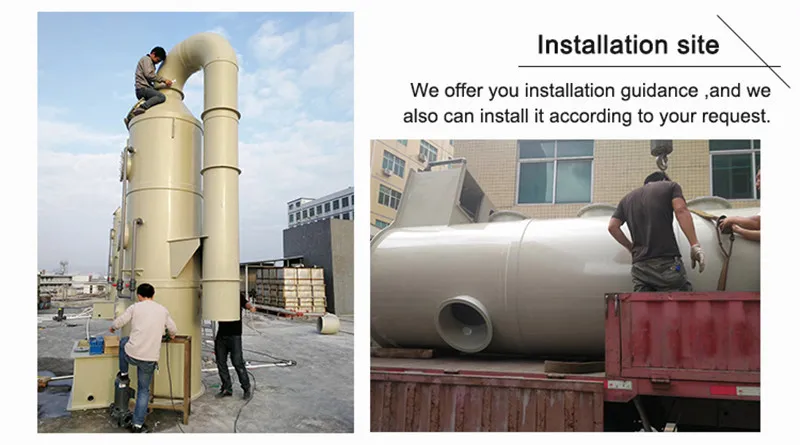 Exhaust Gas Scrubber for Incinerator Flue Gas Treatment