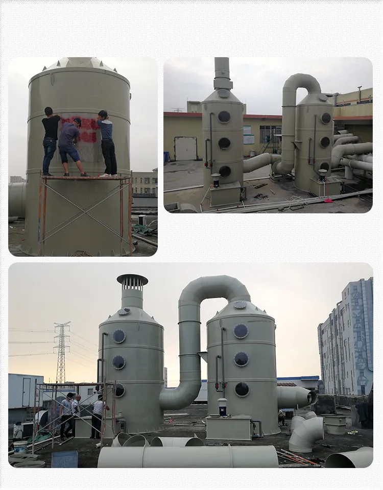 Exhaust Gas Scrubber for Incinerator Flue Gas Treatment