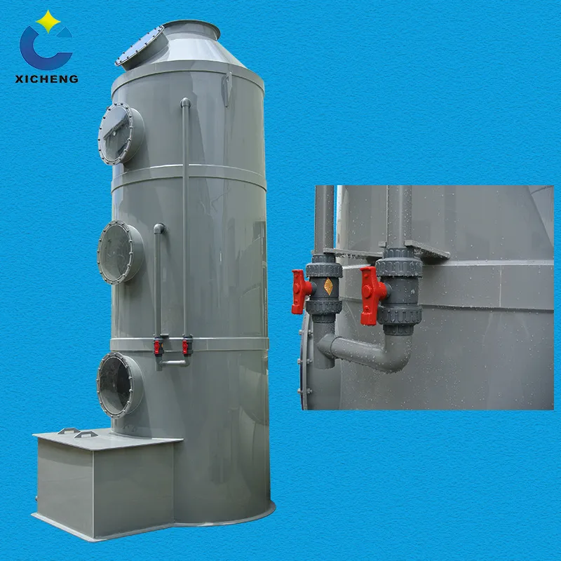 Exhaust Gas Scrubber for Incinerator Flue Gas Treatment