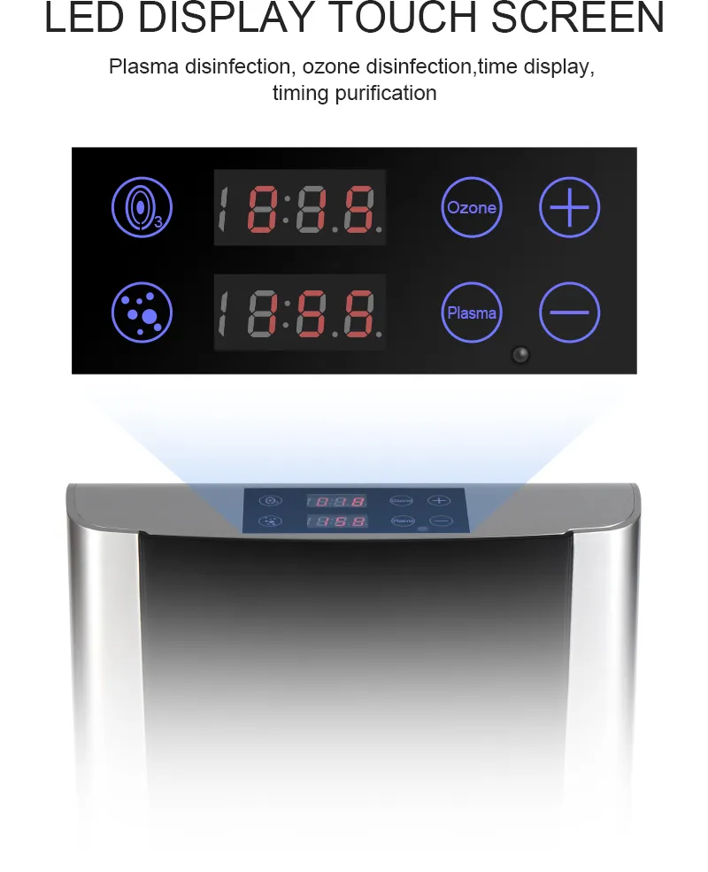 Electric Home Use Ozone Purifier with LED Display