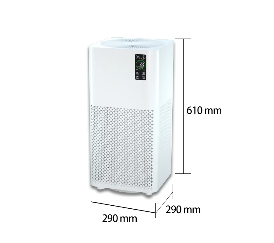 Real Time Monitor Private Office Room HEPA Filter Air Purifier