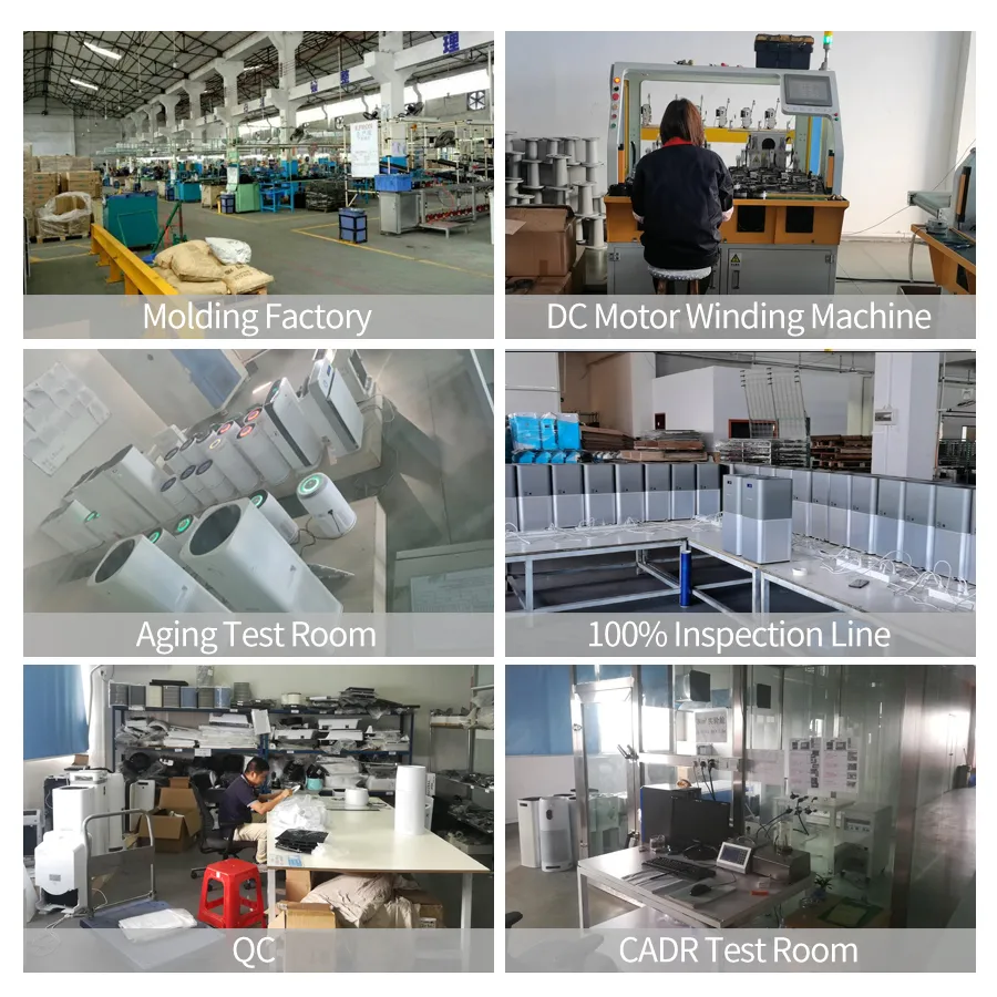 Real Time Monitor Private Office Room HEPA Filter Air Purifier