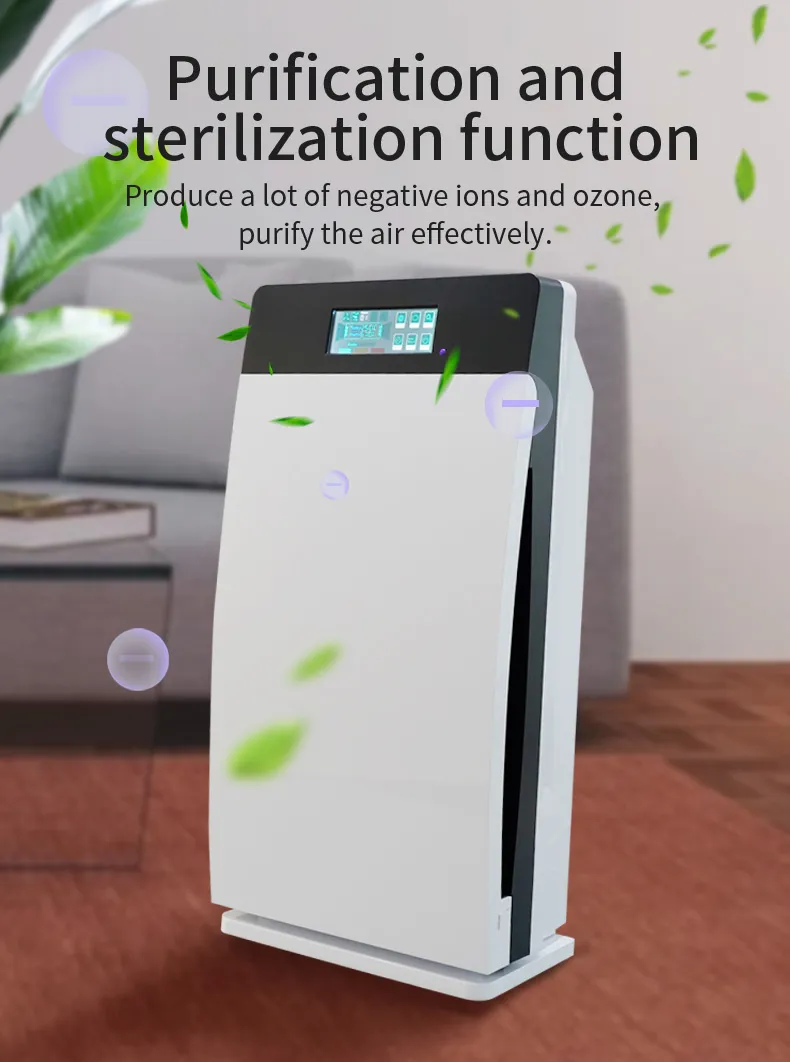 Fashion Air Cleaner with UV Lamp Negative Ion Air Purifier