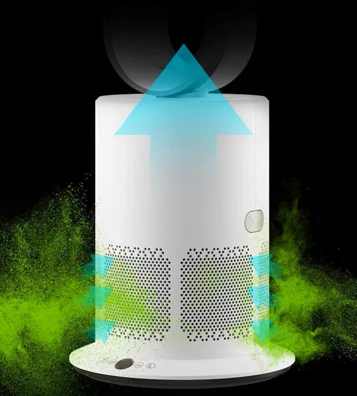 Advanced HEPA Air Purifier and Bladeless Cooling Fan Combo