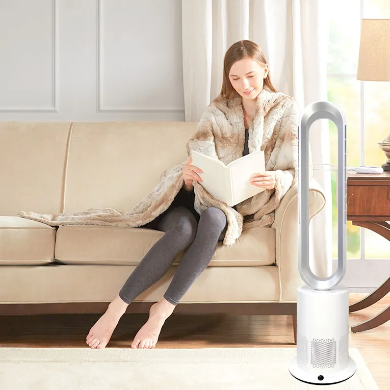 41-Inch Sleek Bladeless Fan and Air Cleaner Combo